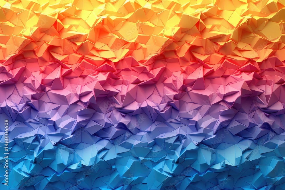 Poster abstract colorful geometric pattern background design.