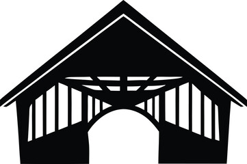 bridge over white background