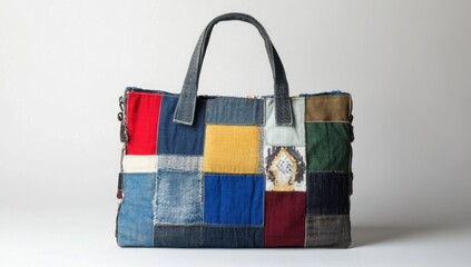 Patchwork tote bag
