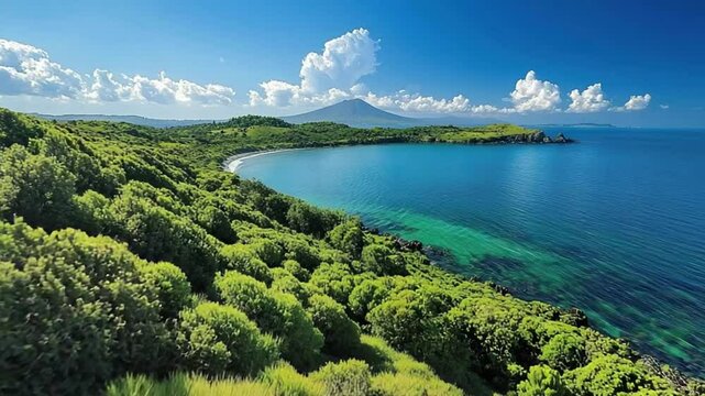 rangitoto island volcanic views video new zealand seascape
