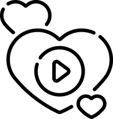 movies illustration on a white background     