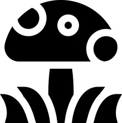 mushroom illustration on a white background    