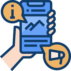 news illustration on a white background     