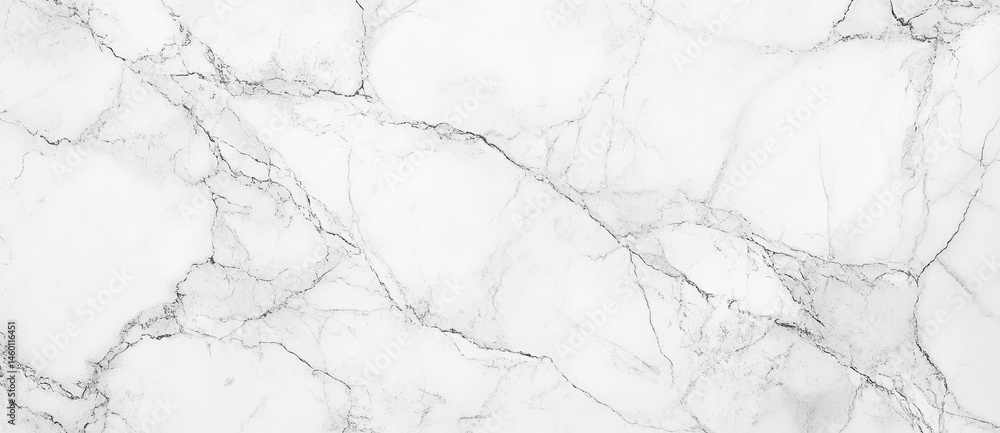Poster elegant white marble texture background with intricate veining surface pattern