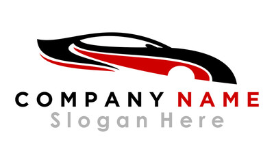 sport car vector logo illustration design