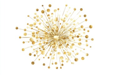 Golden explosion graphic design