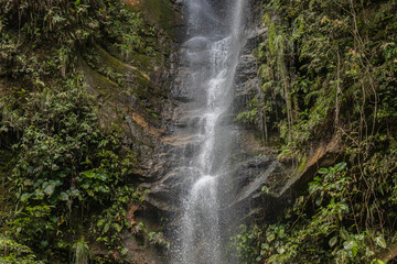 Obraz premium Waterfalls in the city of Tarapoto in Peru, a tourist spot in the Peruvian jungle