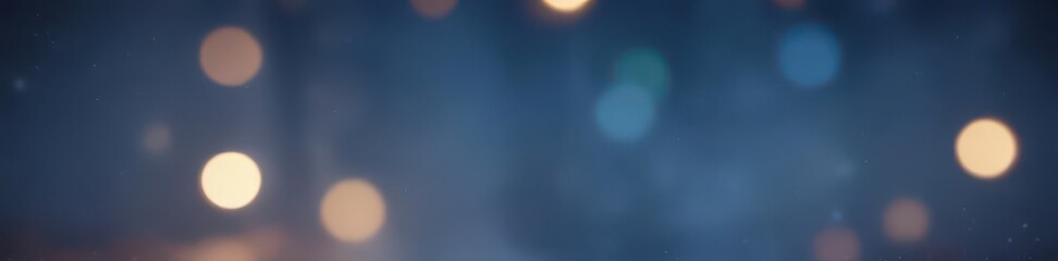 Abstract blue bokeh, soft glow, dreamy backdrop, light, cosmos