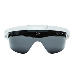 Smart glasses isolated on transparent background.