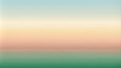 Obraz premium Abstract Gradient Background with Horizontal Blending of Blue, Yellow, Peach, and Green Tones