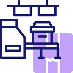 conveyor belt illustration on a white background    