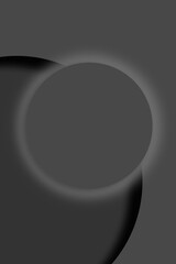 Abstract gradient design with circular motifs in brown tones