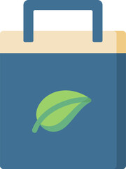 eco bag illustration on a white background     