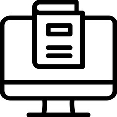 elearning illustration on a white background     