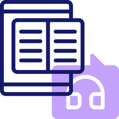 ereader illustration on a white background     