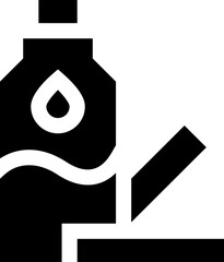 essential oil illustration on a white background     