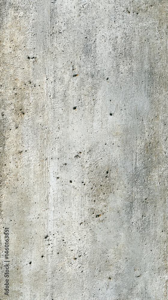 Poster Gray concrete texture with subtle color variations and small holes, showing a rough and aged surface suitable as a background for design projects