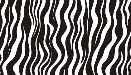 Zebra-like pattern with wavy stripes