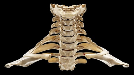 This is a depiction of an anatomical structure composed of bones.