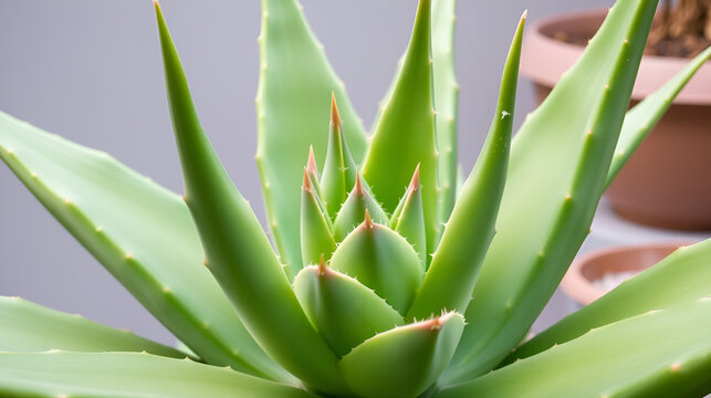 Cacto aloevera com figo da india