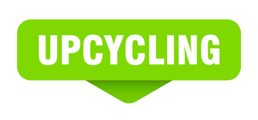 upcycling sticker. upcycling sign on transparent background
