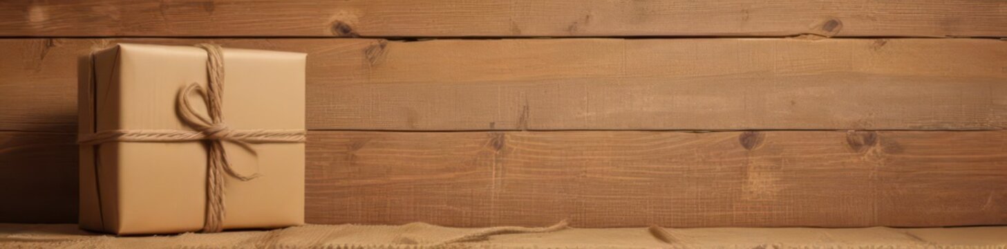 Rustic parcel tied with twine, cardboard texture visible ,  twine,  box,  cardboard