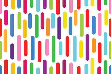 Abstract colorful rainbow dash line vertical stripes background, Modern abstract wallpaper
