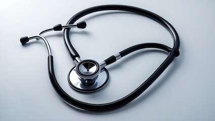 Medical Stethoscope A Close-Up View of Essential Medical Equipment