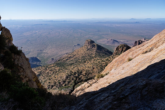 View West From Baboquivari Peak In Arizona