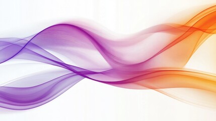 Abstract flowing lines of vibrant color