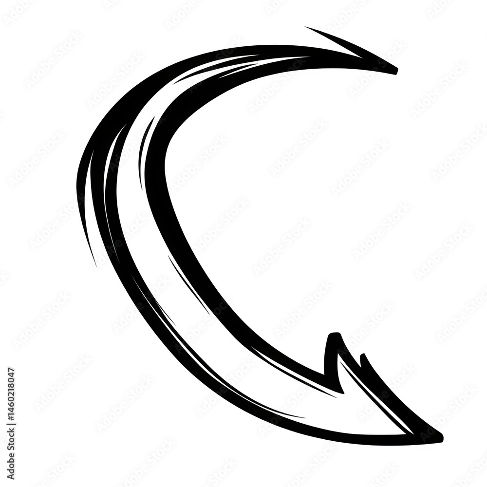 Poster abstract black swirl design graphic element background image art dark wave on transparent background