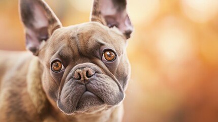 Fototapeta premium French Bulldog Portrait in Studio Lighting