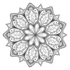 Circular Grid Mandala A mandala built from a grid of circles