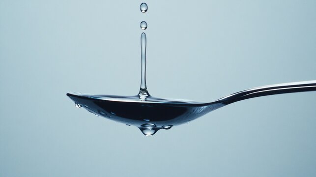 Silver Spoon Elegance with a Single Drop of Olive Oil