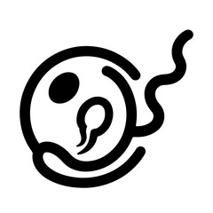 Vector Sperm and Ovum Icon