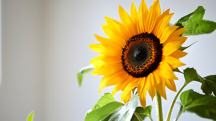 Obraz premium A Vibrant Sunflower with Golden Petals and A Dark Brow 054844d6 7506 4b60 A60e 044fc08b22c5 1