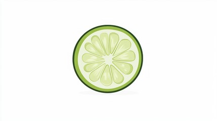 Lime slice, cross-section