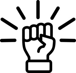 Empowerment and Unity Icon – Vector Illustration