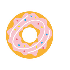 donut isolated on white