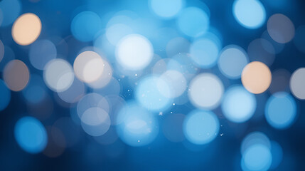 Abstract Blue Defocused bokeh background
