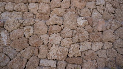 Natural background from an old stone wall