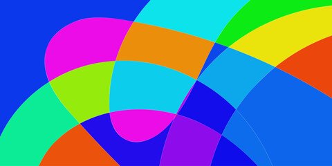 Fototapeta premium Vector Background of colorful liquid and fluid for summer collection, Cards, Posters, Flyers, Discs. Editable Background with Clipping Mask. Vector.