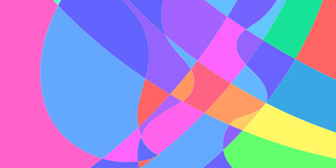 Obraz premium Vector Background of colorful liquid and fluid for summer collection, Cards, Posters, Flyers, Discs. Editable Background with Clipping Mask. Vector.