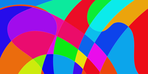 Vector Background of colorful liquid and fluid for summer collection, Cards, Posters, Flyers, Discs. Editable Background with Clipping Mask. Vector.