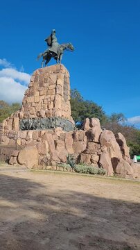 Guemes Monument Park in the city of Salta, Argentina.