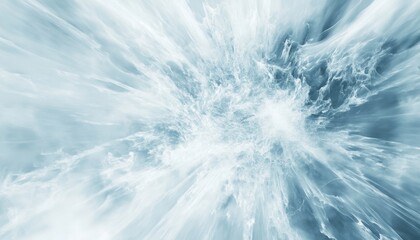 Naklejka premium Abstract, light-blue, radiating burst