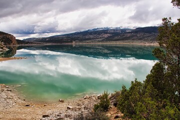 Mid Spring at Joe's Valley Reservoir in the Manti-La Sal National Forest in Utah.