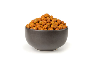 Roasted chickpeas, leblebi pile, spicy fried chana, crispy chick peas with mint and spices, east snack