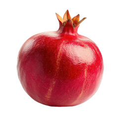 Fresh ripe pomegranate isolated on white background for healthy eating and culinary use, Fresh ripe pomegranateisolated on white background