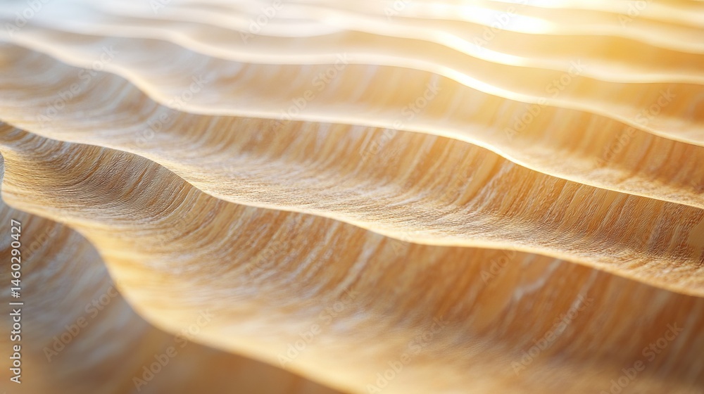 Poster abstract beige wave texture background golden sand dune pattern smooth surface elegant design modern